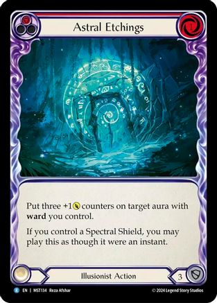 Astral Etchings (Red) [MST134] (Part the Mistveil)-1