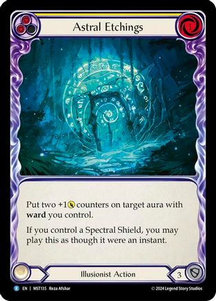 Astral Etchings (Yellow) [MST135] (Part the Mistveil)-1