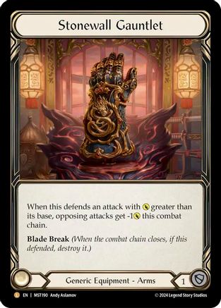 Stonewall Gauntlet [MST190] (Part the Mistveil)  Rainbow Foil-1