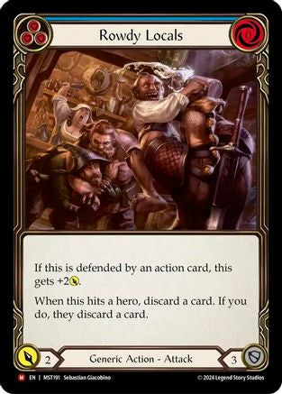 Rowdy Locals [MST191] (Part the Mistveil)  Rainbow Foil-1