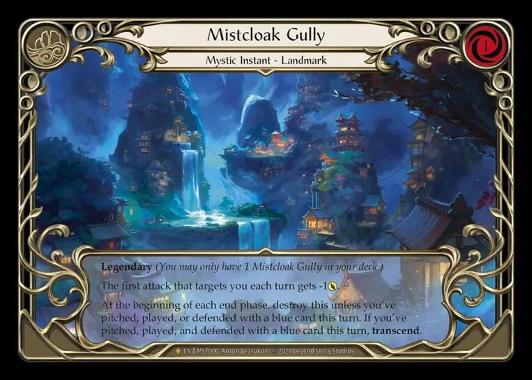 Mistcloak Gully // Inner Chi [MST000] (Part the Mistveil)  Rainbow Foil-1