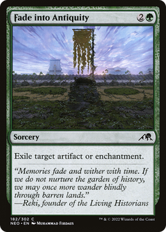 Fade into Antiquity (NEO-182) - Kamigawa: Neon Dynasty Foil-1