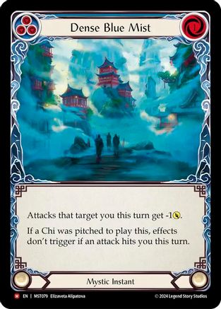 Dense Blue Mist [MST079] (Part the Mistveil)  Rainbow Foil-1