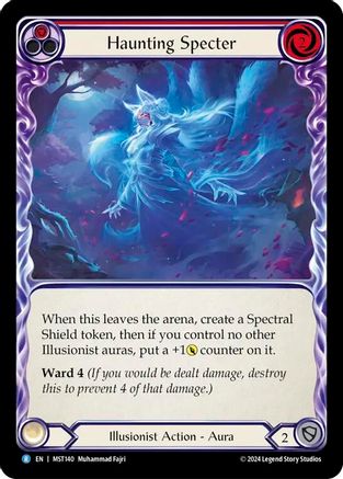 Haunting Specter (Red) [MST140] (Part the Mistveil)-1