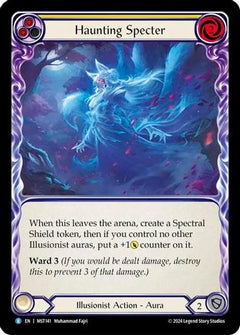 Haunting Specter (Yellow) [MST141] (Part the Mistveil)  Rainbow Foil-1