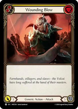 Wounding Blow (Yellow) [MST216] (Part the Mistveil)-1