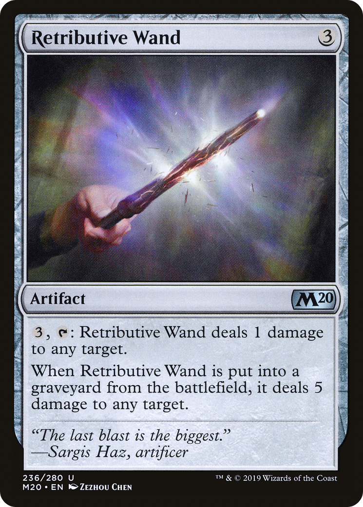 Retributive Wand [Core Set 2020]-1
