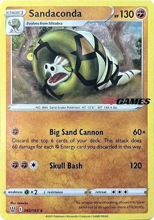Sandaconda (082/163) (EB Games Exclusive) [Sword & Shield: Battle Styles]-1
