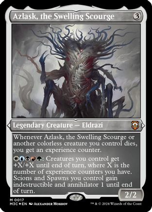 Azlask, the Swelling Scourge (Foil Etched) [Modern Horizons 3 Commander]-1