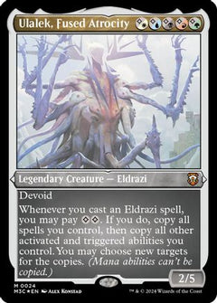 Ulalek, Fused Atrocity (Foil Etched) (M3C-024) - Modern Horizons 3 Commander Foil-1