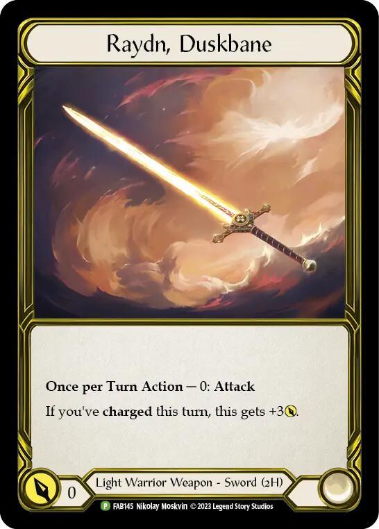 Raydn, Duskbane (Golden) [FAB145] (Promo)  Cold Foil-1