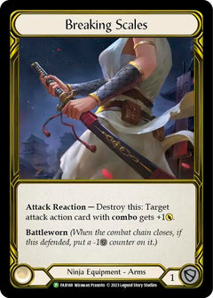 Breaking Scales (Golden) [FAB148] (Promo)  Cold Foil-1