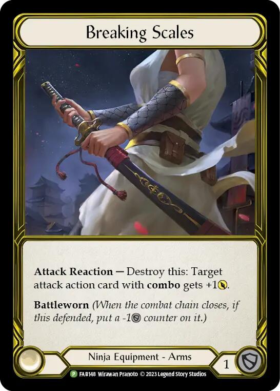 Breaking Scales (Golden) [FAB148] (Promo)  Cold Foil-1