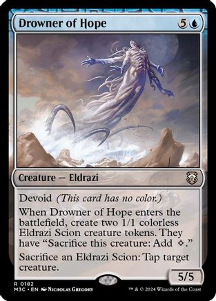 Drowner of Hope (Ripple Foil) (M3C-182) - Modern Horizons 3 Commander Foil-1