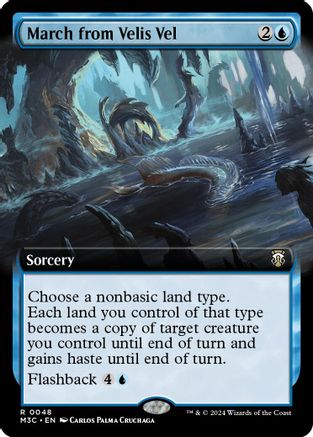 March from Velis Vel (Extended Art) (Ripple Foil) [Modern Horizons 3 Commander]-1