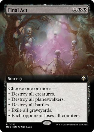 Final Act (Extended Art) (Ripple Foil) [Modern Horizons 3 Commander]-1