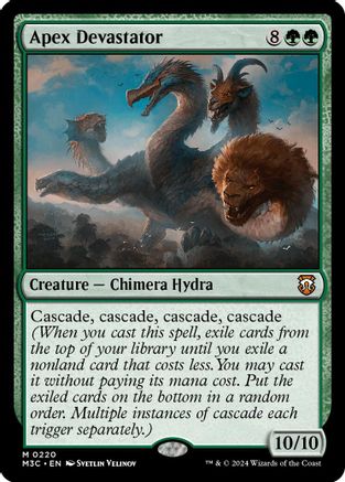 Apex Devastator (Ripple Foil) [Modern Horizons 3 Commander]-1