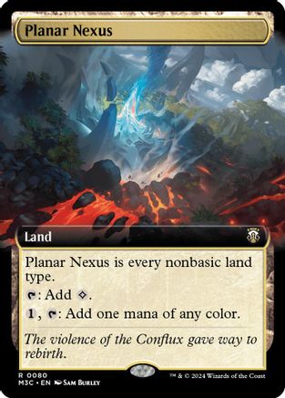 Planar Nexus (Extended Art) (Ripple Foil) (M3C-080) - Modern Horizons 3 Commander Foil-1