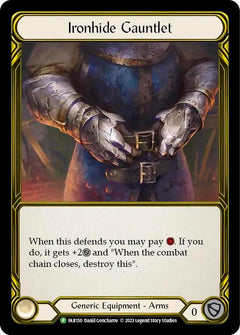 Ironhide Gauntlet (Golden) [FAB150] (Promo)  Cold Foil-1