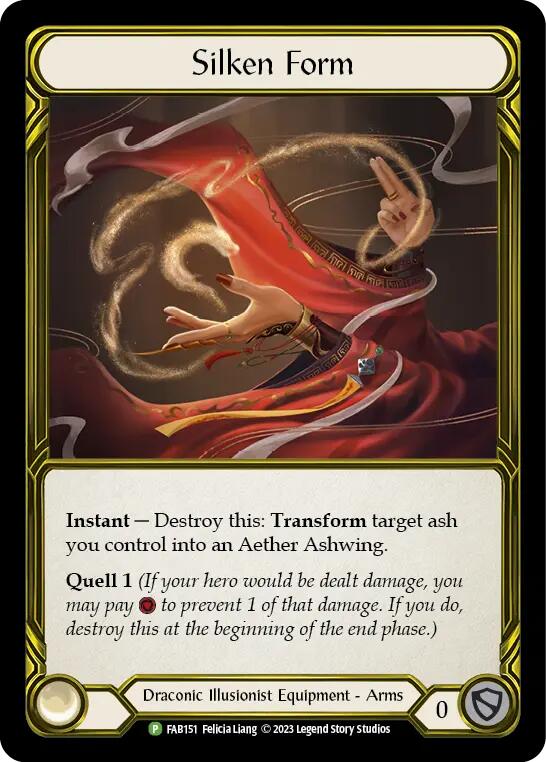Silken Form (Golden) [FAB151] (Promo)  Cold Foil-1