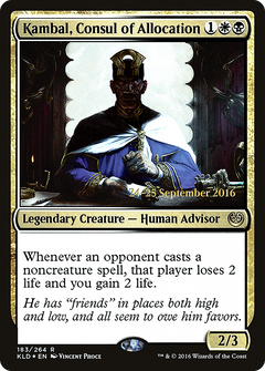 Kambal, Consul of Allocation [Kaladesh Prerelease Promos]-1
