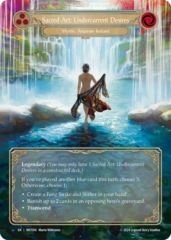 Sacred Art: Undercurrent Desires [MST010] (Part the Mistveil)  Cold Foil-1