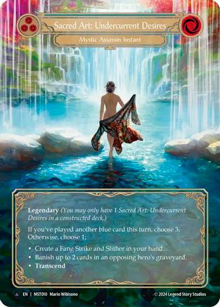 Sacred Art: Undercurrent Desires [MST010] (Part the Mistveil)  Cold Foil-3
