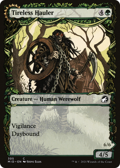Tireless Hauler // Dire-Strain Brawler (Showcase Equinox) [Innistrad: Midnight Hunt]-3