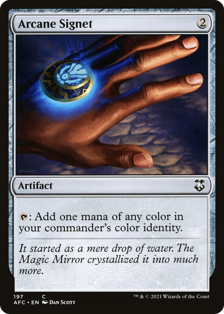 Arcane Signet [Dungeons & Dragons: Adventures in the Forgotten Realms Commander]-1