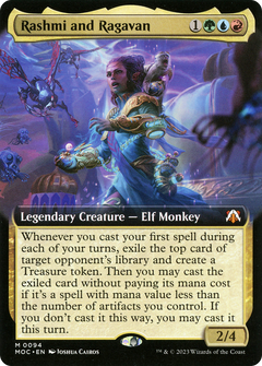 Rashmi and Ragavan (Extended Art) [March of the Machine Commander]-1