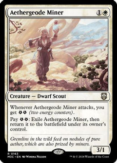 Aethergeode Miner (Ripple Foil) [Modern Horizons 3 Commander]-1