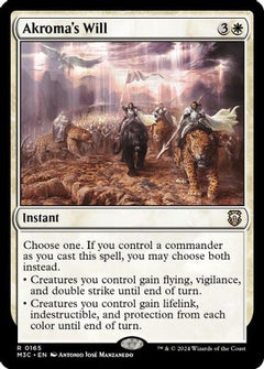 Akroma's Will (Ripple Foil) [Modern Horizons 3 Commander]-1