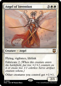 Angel of Invention (Ripple Foil) (M3C-166) - Modern Horizons 3 Commander Foil-1