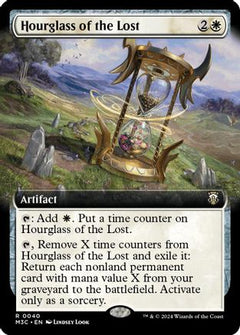 Hourglass of the Lost (Extended Art) (Ripple Foil) (M3C-040) - Modern Horizons 3 Commander Foil-1