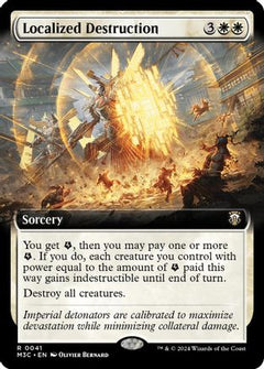 Localized Destruction (Extended Art) (Ripple Foil) [Modern Horizons 3 Commander]-1