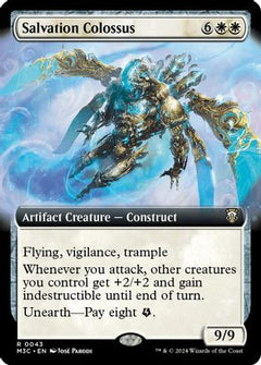 Salvation Colossus (Extended Art) (Ripple Foil) [Modern Horizons 3 Commander]-1