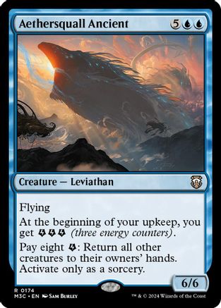 Aethersquall Ancient (Ripple Foil) [Modern Horizons 3 Commander]-1