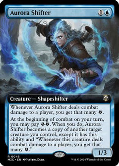 Aurora Shifter (Extended Art) (Ripple Foil) [Modern Horizons 3 Commander]-1