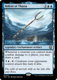 Bident of Thassa (Ripple Foil) [Modern Horizons 3 Commander]-1