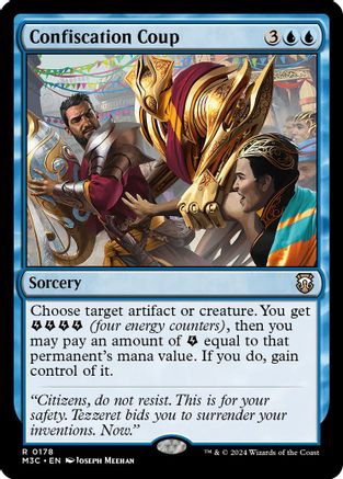 Confiscation Coup (Ripple Foil) [Modern Horizons 3 Commander]-1