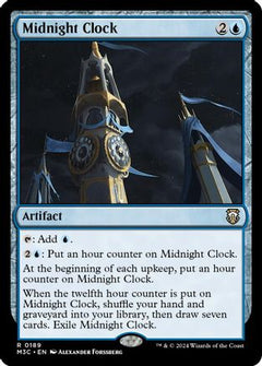 Midnight Clock (Ripple Foil) [Modern Horizons 3 Commander]-1