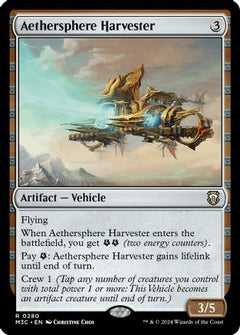 Aethersphere Harvester (Ripple Foil) (M3C-280) - Modern Horizons 3 Commander Foil-1
