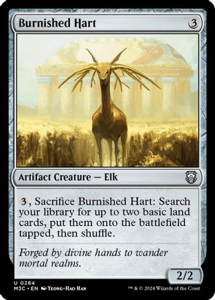 Burnished Hart (Ripple Foil) (M3C-284) - Modern Horizons 3 Commander Foil-1
