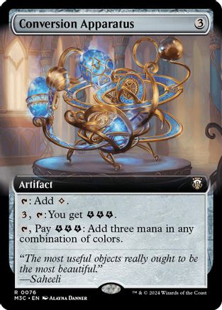 Conversion Apparatus (Extended Art) (Ripple Foil) [Modern Horizons 3 Commander]-1