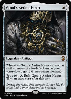 Gonti's Aether Heart (Ripple Foil) [Modern Horizons 3 Commander]-1