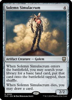 Solemn Simulacrum (Ripple Foil) [Modern Horizons 3 Commander]-1