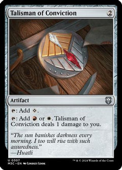 Talisman of Conviction (Ripple Foil) (M3C-307) - Modern Horizons 3 Commander Foil-1