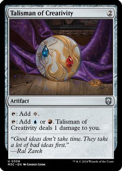 Talisman of Creativity (Ripple Foil) [Modern Horizons 3 Commander]-1