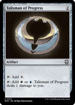 Talisman of Progress (Ripple Foil) [Modern Horizons 3 Commander]-1