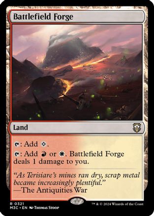 Battlefield Forge (Ripple Foil) [Modern Horizons 3 Commander]-1